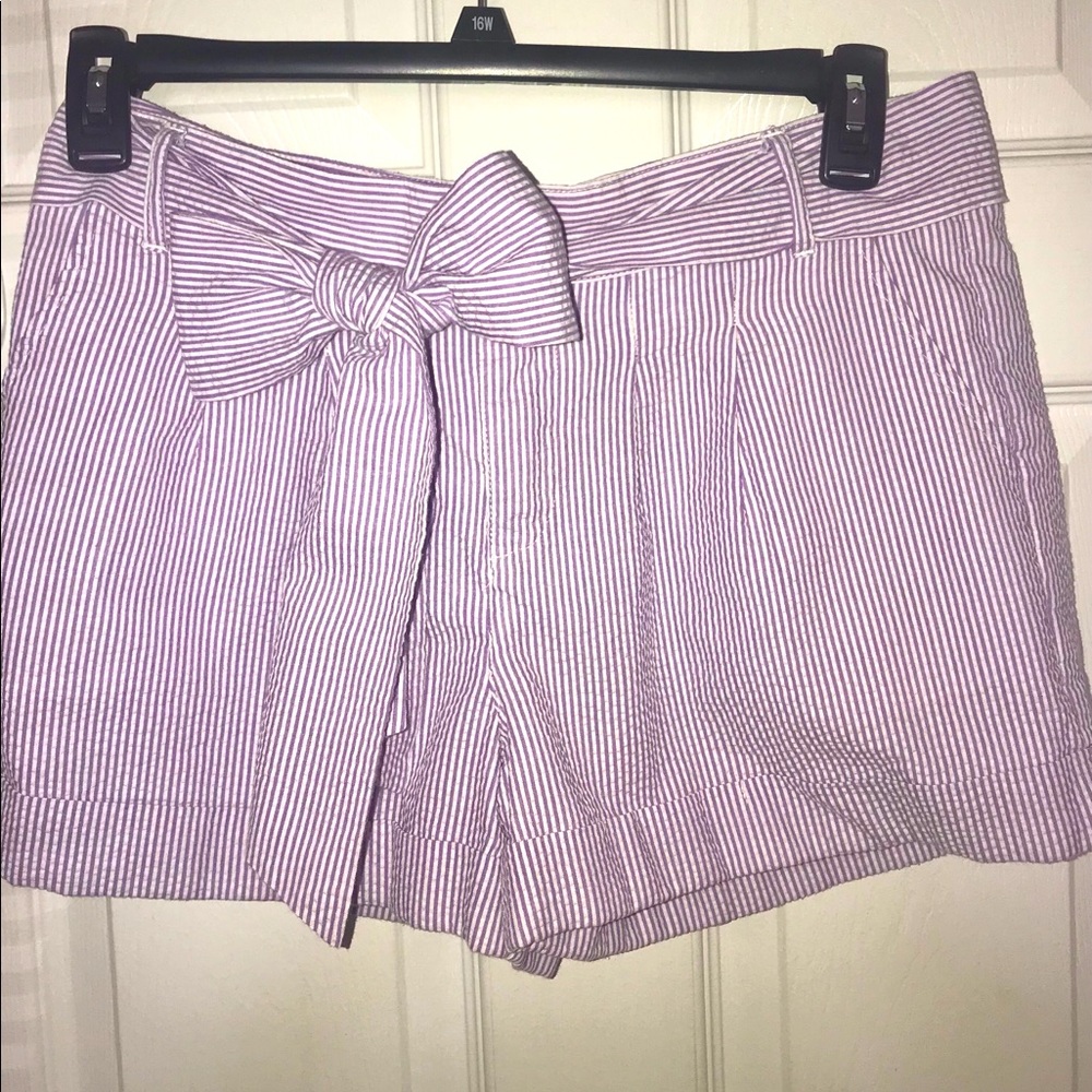 Lauren James Seersucker Shorts